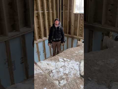 permanent wood foundation frost wall and crushed stone footings how to