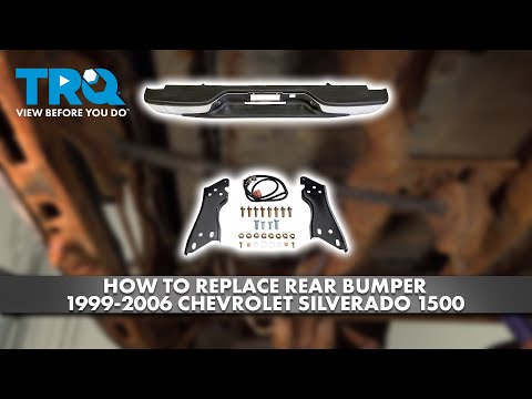 How to Replace Rear Bumper 1999-2006 Chevrolet Silverado 1500