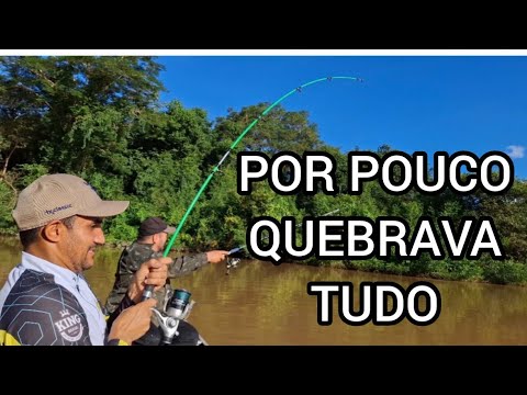ACAMPAMENTO EM FLORES-GO PEGUEI DUAS ARRAIAS DE QUASE 8 KG ( PARTE 1 )