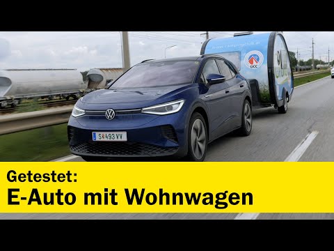E-Auto mit Wohnwagen auf Testfahrt | ÖAMTC auto touring