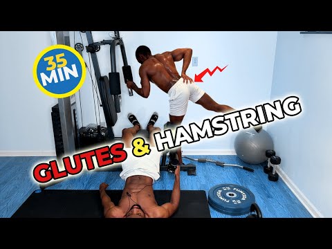 35 MIN Glutes & Hamstring Workout | Multi Gym Exercise Machine Follow Along