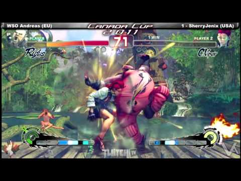 Canada Cup Gaming 2011 SSF4AE WSO Andreas EU vs SherryJenix USA