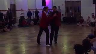 Martin Maldonado & Maurizio Ghella milonga Eastern Market Argentine Tango Milonga, DC, 04 11 2017