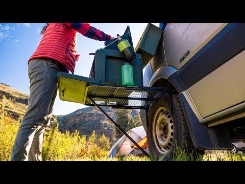 TAILGATER TIRE TABLE REVIEW: A Camp Table That Mounts to All Car, Truck, & Van Wheels Video