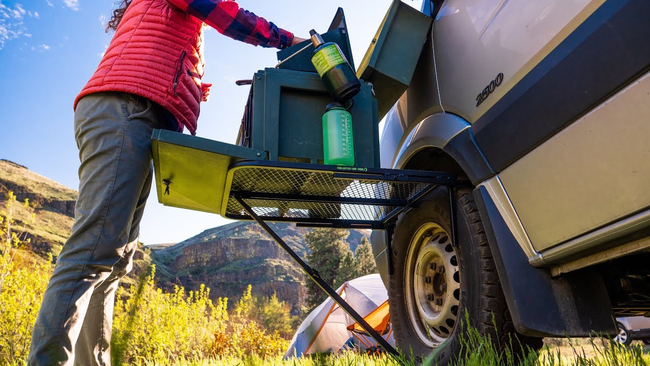 TAILGATER TIRE TABLE REVIEW: A Camp Table That Mounts to All Car, Truck, & Van Wheels