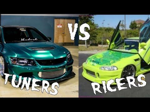 Tuners vs Ricers, The key differences Video