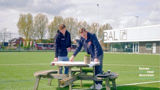 Waterbuffering onder kunstgrasvelden