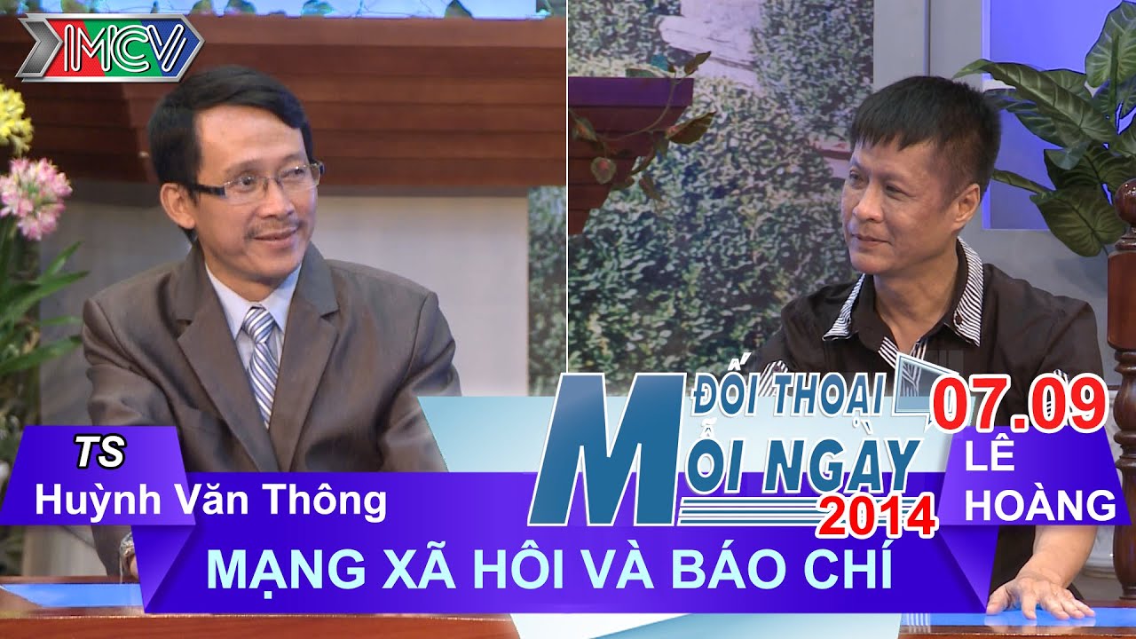 Mạng xã hội và báo chí - TS. Nguyễn Văn Thông | ĐTMN 070914