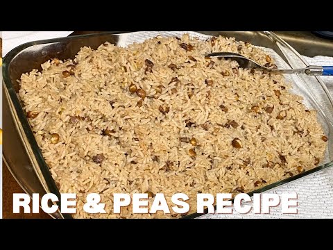 Delicious Rice & Peas Recipe! Grenadian Style|
