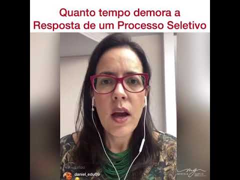 Quanto tempo demora a resposta de um processo seletivo