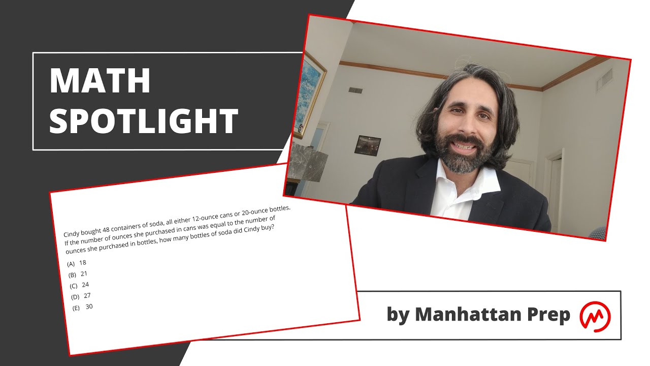 The GRE Math Spotlight: Ryan Teaches an Intermediate Quant Question