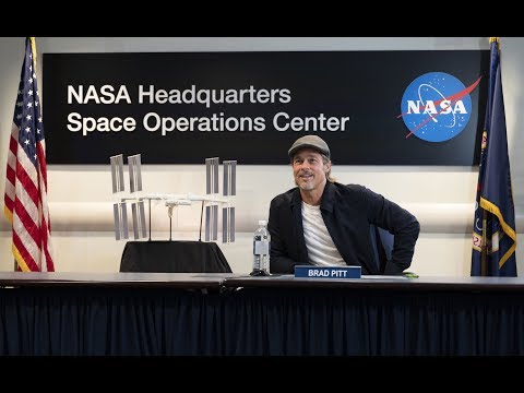 Brad Pitt Speaks with NASA Astronaut Nick Hague Aboard the International Space Station Video