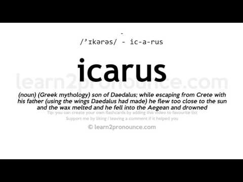 Pronunciation of Icarus | Definition of Icarus