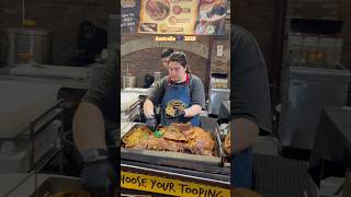 Colombian street food in Queen Victoria Market Melbourne Australia #shorts #streetfood