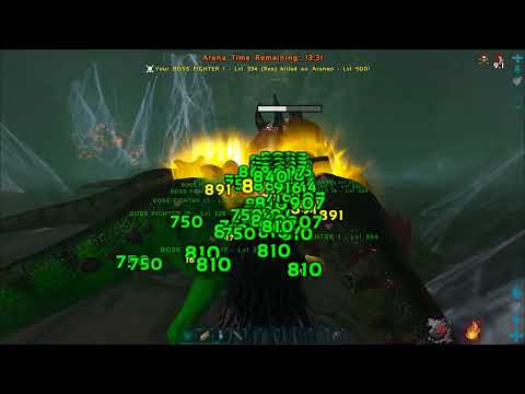 |ARK: Survival Evolved| Solo Broodmother ALPHA with 30k Health 1100 Melee Rexes