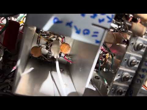 National NC303 receiver, RF amplifier tube heater pin #4 bad ground making intermittent hum