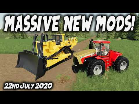 MASSIVE NEW MODS Farming Simulator 19 PS4 FS19 (Review) 22nd July 2020.
