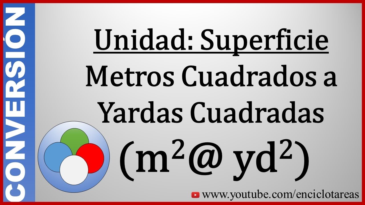 Convertir de Metros Cuadrados a Yardas Cuadradas (m2 a yd2)