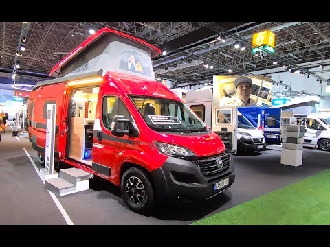 HYMERCAR YOSEMITE HYMER RV CAMPER NEW MODEL 2019 FIAT DUCATO CAMPERVAN WALKAROUND AND INTERIOR
