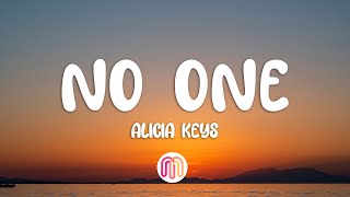 Alicia Keys - No One (Lyrics)