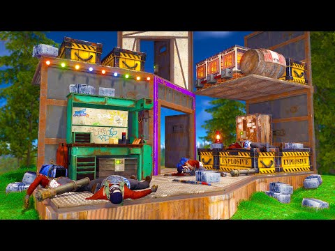 i stole this clans decayed base loot...