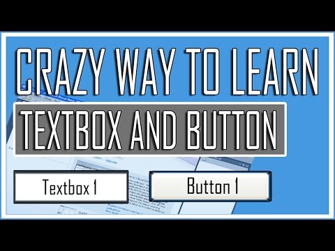 Visual basic Beginners Lesson 1 - Button and text (Crazy tutorial)