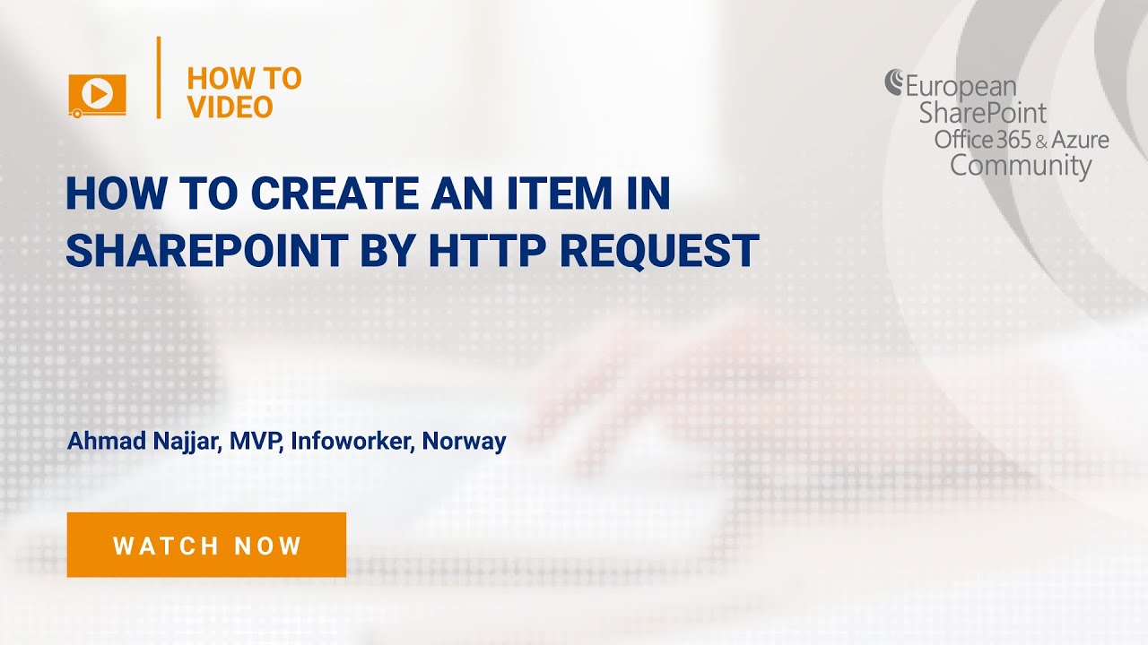 How To create an item in SharePoint by HTTP Request How To create an item in SharePoint by HTTP Request