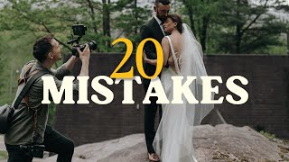 20 Mistakes I Made As A Wedding Videographer