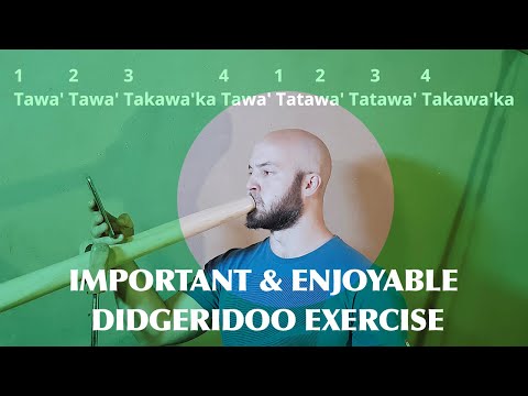 Simple Didgeridoo Phrasing with Metronome