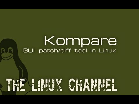 162 Kompare GUI patch and diff tool in Linux #education #linux #programming #editor #tools #demo