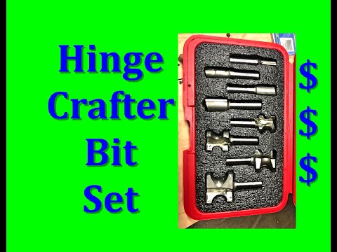 Save $$$ on Whiteside HingeCrafter router bit  set