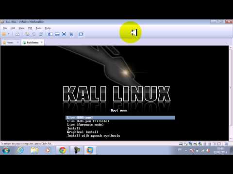 comment installer kali linux sur vmware