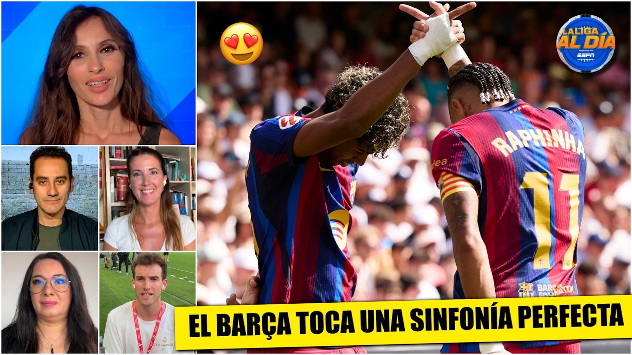 EL BARCELONA ENAMORA con una SINFONÍA de fútbol que lo convierte en una APLANADORA | La Liga al Día