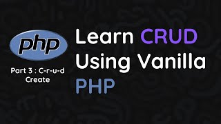 Download the video "PHP CRUD Tutorial Part 3 – Create Data with PHP & MySQL"