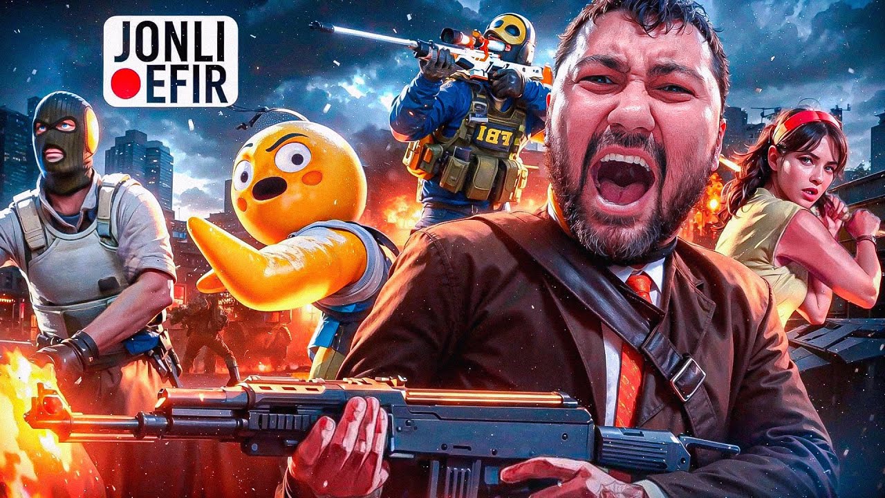 🤣Dumalaymiz! — FLING TO THE FINISH vs CS2 / Jonli Efir