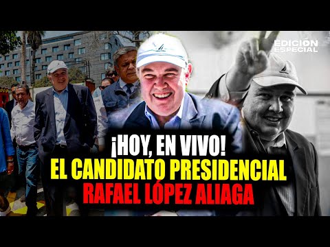 DEC 3 - Hoy Rafael López Aliaga, candidato presidencial confirmado en las internas