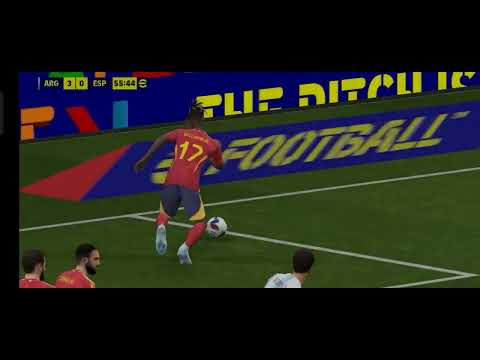 Argentina vs Spain Finalisima 2025.(4-1) #argentina #spain #finalisima2025 #football #pes #efootball
