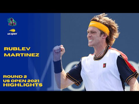 Andrey Rublev vs Pedro Martínez (R2) US Open 2021 Highlights