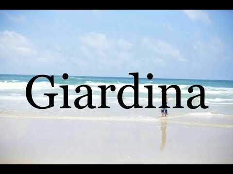 How To Pronounce Giardina🌈🌈🌈🌈🌈🌈Pronunciation Of Giardina