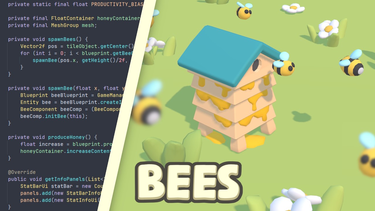 Implementing Beekeeping in my Farming Game!