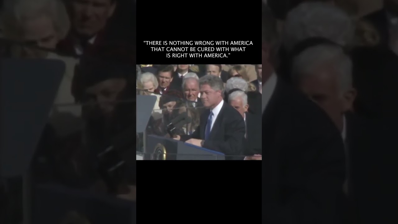 President Clinton's inauguration – January 20, 1993