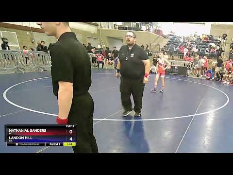 87 Lbs Cons. Round 3 - Nathanial Sanders, IN Vs Landon Hill, AK 37d5