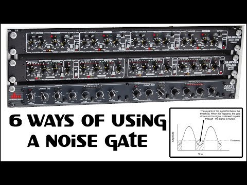 6 ways of using a noise gate (Audio tutorial)