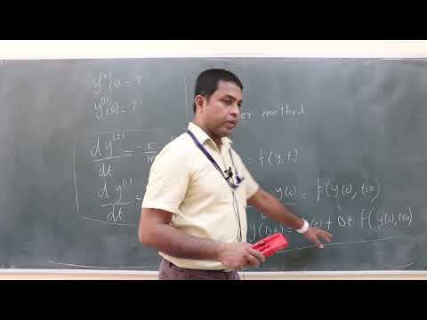 Computational Physics Lecture 2: Numerical Solution of  Harmonic Oscillator using Euler and RK4