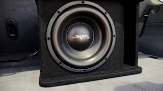 Skar Audio SDR-1X10D2 Single 10-inch Loaded Subwoofer Enclosure Demo!!