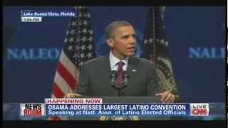 preview picture of video 'President Obama NALEO Conference Lake Buena Vista Florida (June 22, 2012) [1/2]'