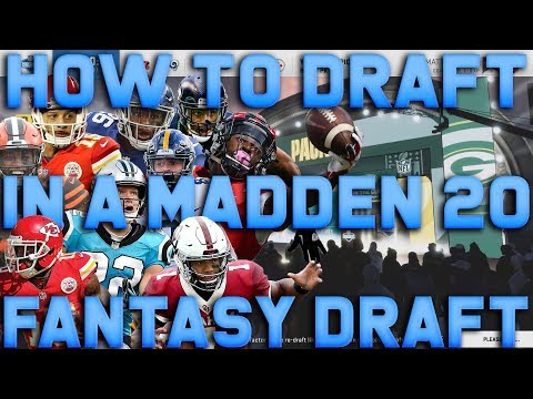 This is How to Draft The Perfect Team In A Fantasy Draft Franchise! Madden 20 Fantasy Draft Tutorial