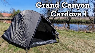 Grand Canyon Cardova 1 - Günstiges Einsteigerzelt für große Leute mit viel Platz