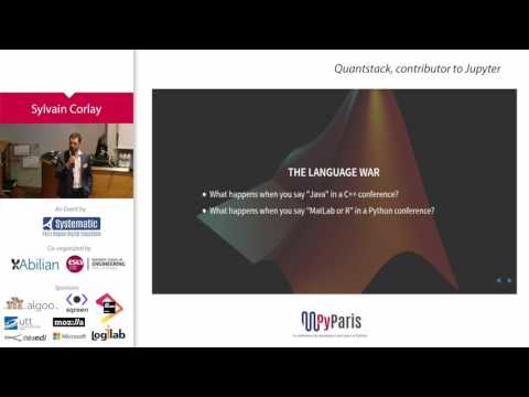 PyParis 2017 - Quantstack, contributor to Jupyter by Sylvain Corlay