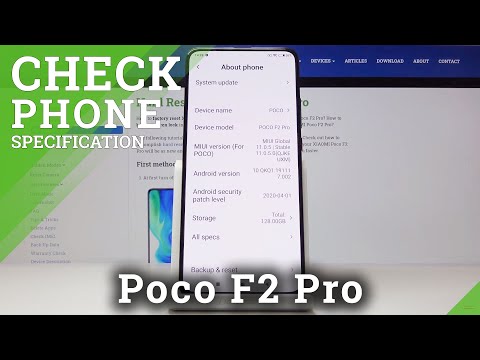 Check Xiaomi Pocophone F2 Pro Specification - Enter Device Info